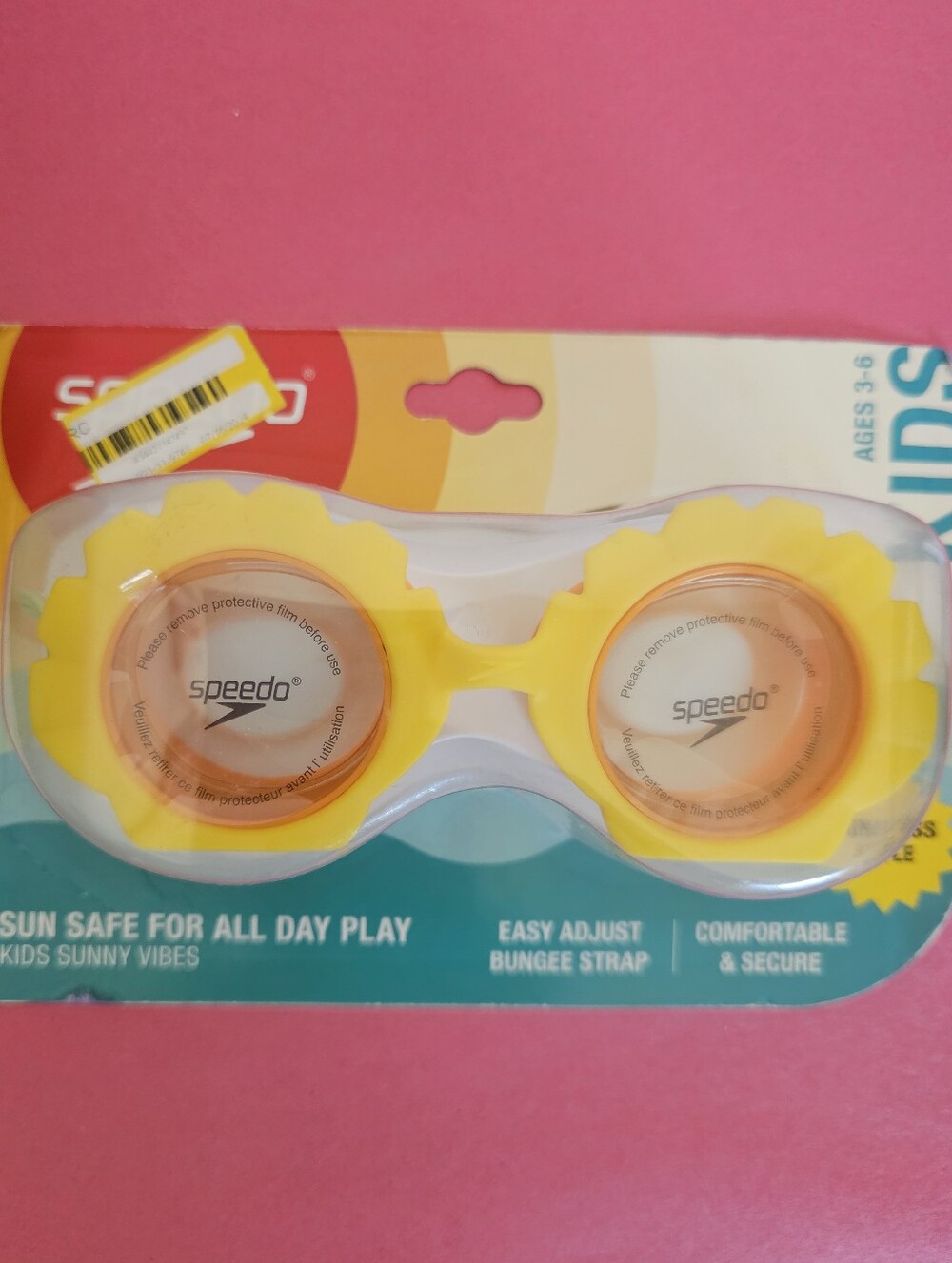 One Pair of Speedo Kids 3-6 Swim Goggle